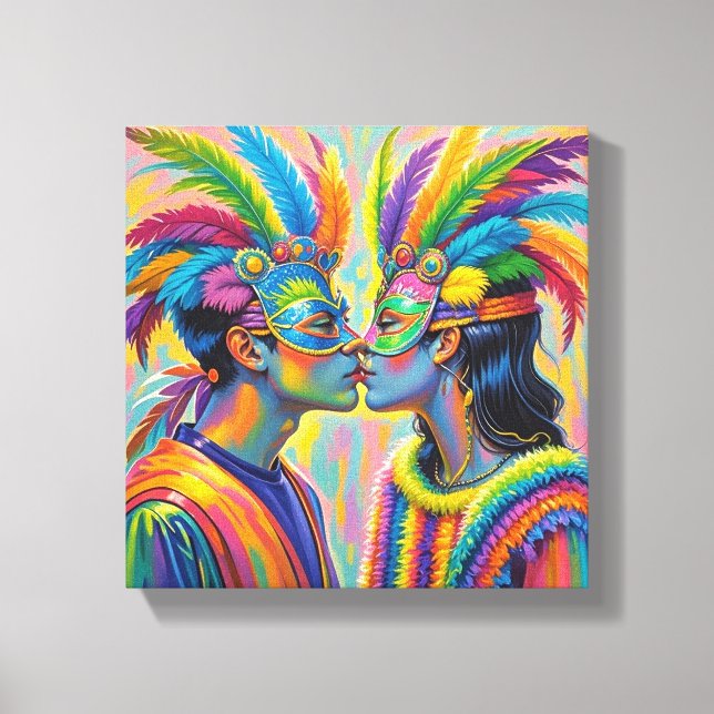 Passive couple board canvas print (Front)
