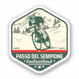 Passo del Sempione italian swiss Mountains biking