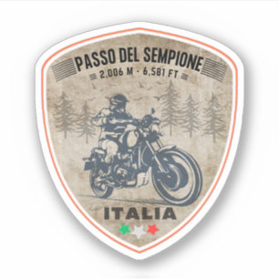 Passo del Sempione italian swiss Mountains motorcy