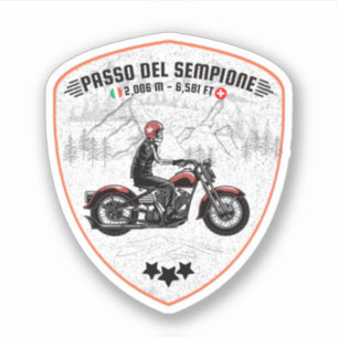 Passo del Sempione italian swiss Mountains motorcy