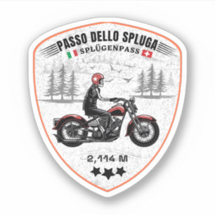Passo dello Spluga italian swiss Mountains moto