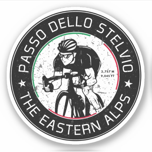 passo dello stelvio - stelvio pass italian Cycling (Front)