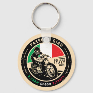 Passo di Giau Italy   Giau Pass   Motorcycle Key Ring