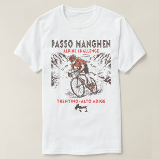 Passo Manghen Cycling | Alpine Challenge  T-Shirt