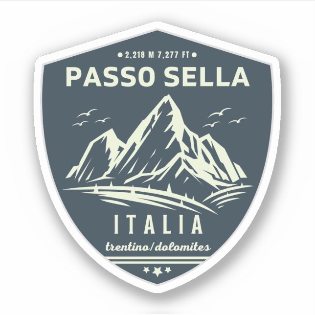   passo Sella italian Mountains motorcycle trip (Front)