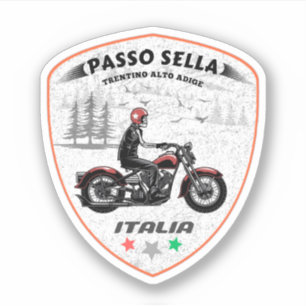 passo Sella italian Mountains motorcycle trip