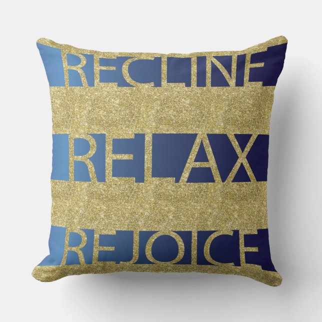 Passover 20/20" Pillow "RRR Gld/Blue" (Front)