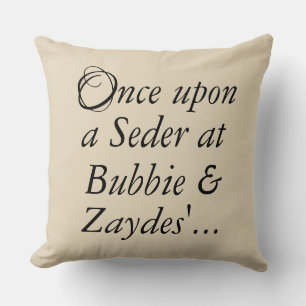 Passover 20 x 20" Throw Pillow Once Upon a Seder..