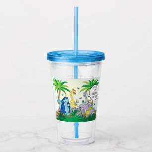 Passover Acrylic Tumbler 16 oz Dinosaur Seder