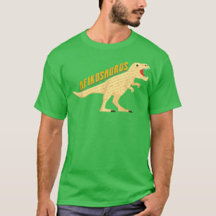 Passover Afikosaurus Funny Seder Jewish Holiday Di T-Shirt