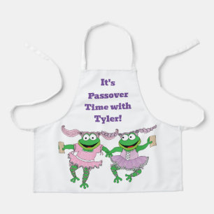 Passover Ballet Frogs Apron