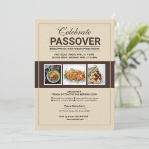 Passover Celebration Invitation Flyer