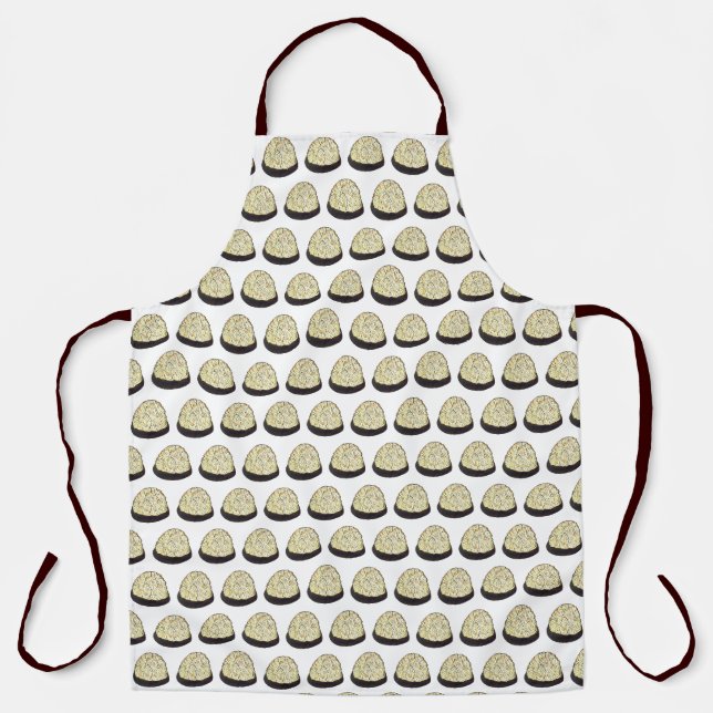 Passover Chocolate Coconut Macaroon Jewish Dessert Apron (Front)