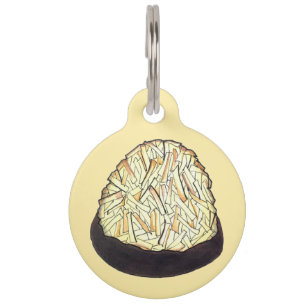Passover Chocolate Coconut Macaroon Jewish Dessert Pet Tag