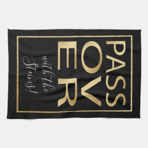 Passover Classic Gold Kitchen Towel