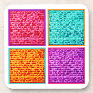 Passover Coasters Colorful Matzah