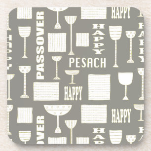 Passover Coasters "Wine and Matzah Passover"