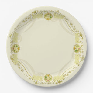 Passover Decorated Paper Plate