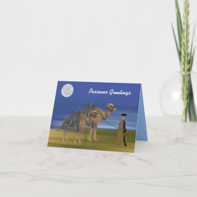 Passover Desert Caravan Card (Front)