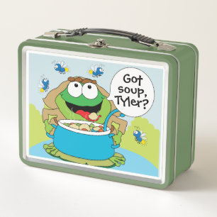 Passover Got Soup Frogs Metal Lunch Box