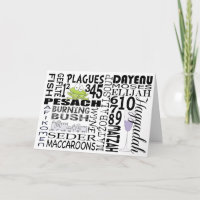 Passover Greeting Card "Dayenu and more..."
