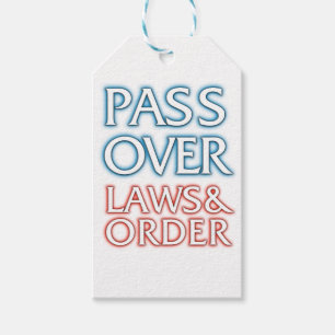 Passover. Laws & Order. Jewish Humour Gift Idea Tags