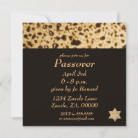 Passover Matzah Star of David