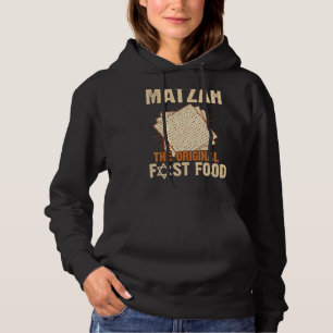 Passover Matzah The Original Fast Food Meal Seder Hoodie