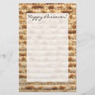 Passover matzah writing paper