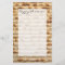 Passover matzah writing paper