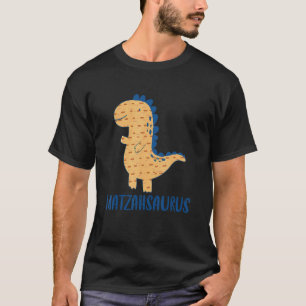 Passover Matzahsaurus Dinosaur Matzo Seder Jewish T-Shirt