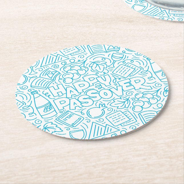Passover Paper Coaster (Angled)