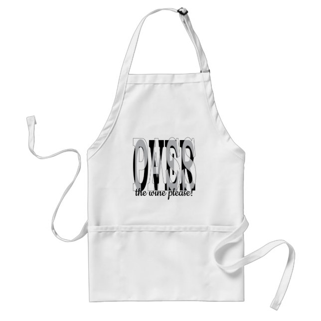 Passover "Passover Wine Please" Standard Apron (Front)