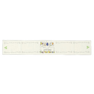 Passover Pesach Chag Sameach Large Long Table Runner