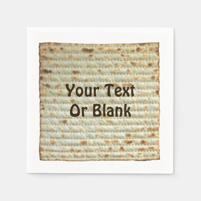 Passover (Pesach) Matzah Napkin (Front)