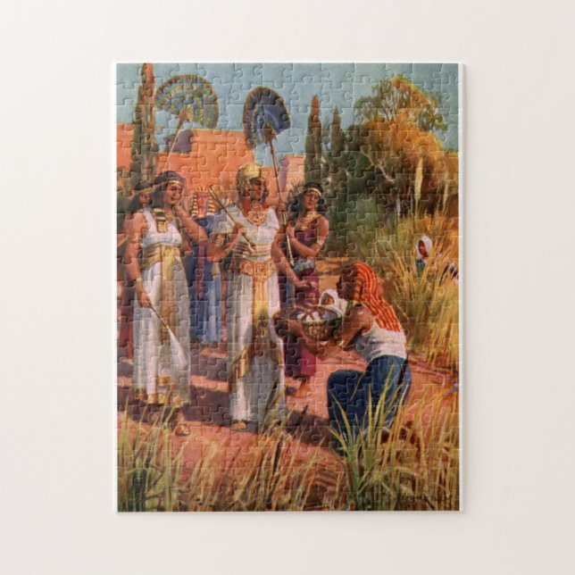 PASSOVER PUZZLE MOSES AS A BABY (Vertical)