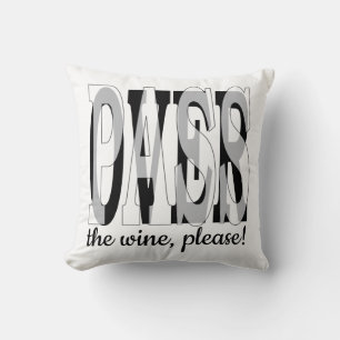 Passover Seder 16" x 16 Pillow "Passover the wine"