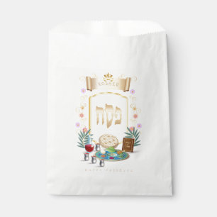 Passover Seder Kosher Pesach Symbols Favour Bags