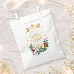 Passover Seder Kosher Pesach Symbols Favour Bags