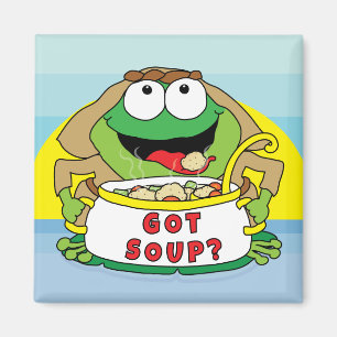 Passover Square Magnet "Got Soup?"