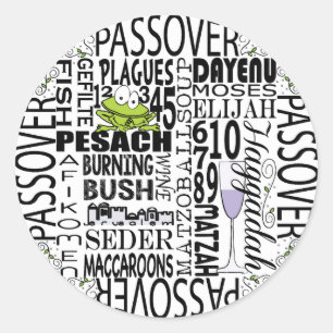 Passover Sticker Circle "Passover Means..."