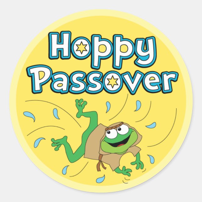 Passover Stickers Buy 1 1/2" and/or 3" round (Front)