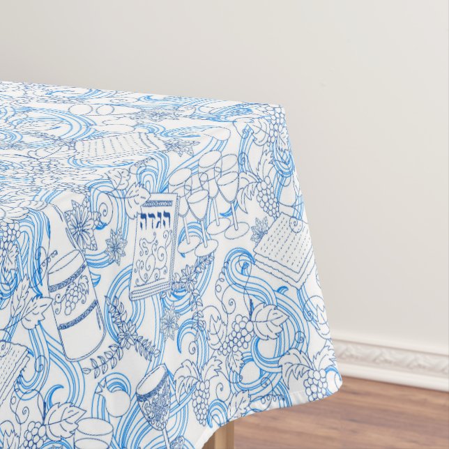 Passover Tablecloth - Customisable Sizes - Pesach  (In Situ)
