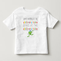 Passover "The Children's Table" Toddler T-Shirt