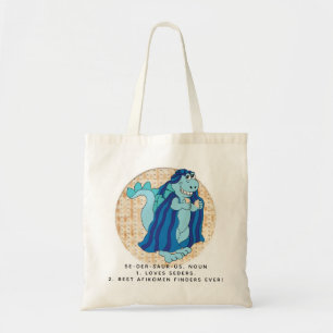 Passover Tote Bag Sedersaurus Dinosaur