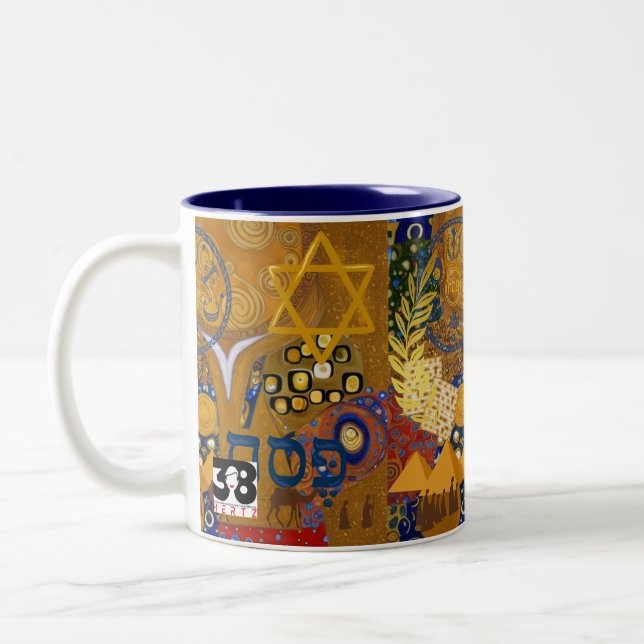 Passover Two-Tone Coffee Mug (Left)