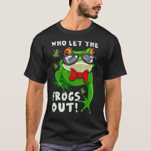 Passover Who Let The Frogs Out Jewish Seder T-Shirt