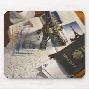 Passport and memorabilia mouse mat