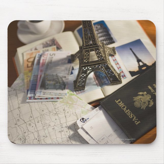 Passport and memorabilia mouse mat (Front)