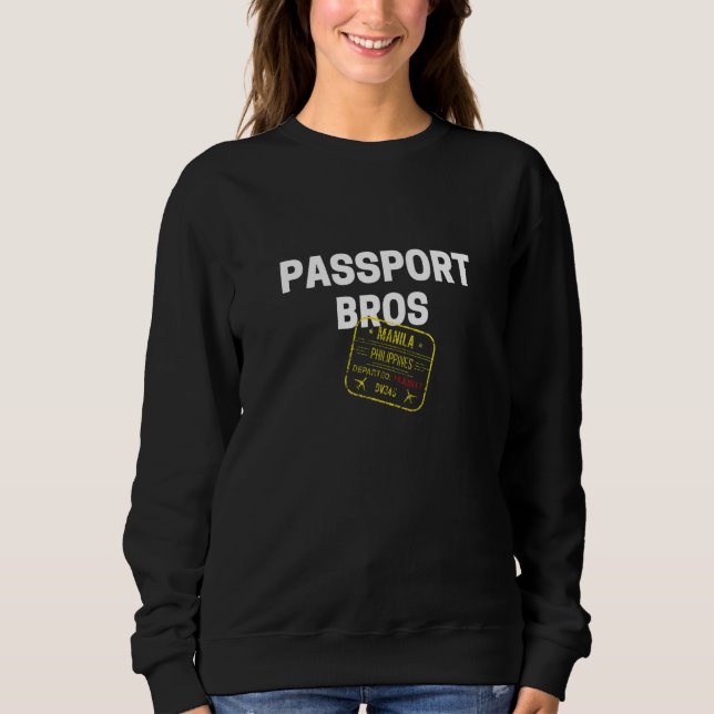 Passport Bros Philippines Stamp Sweatshirt (Front)